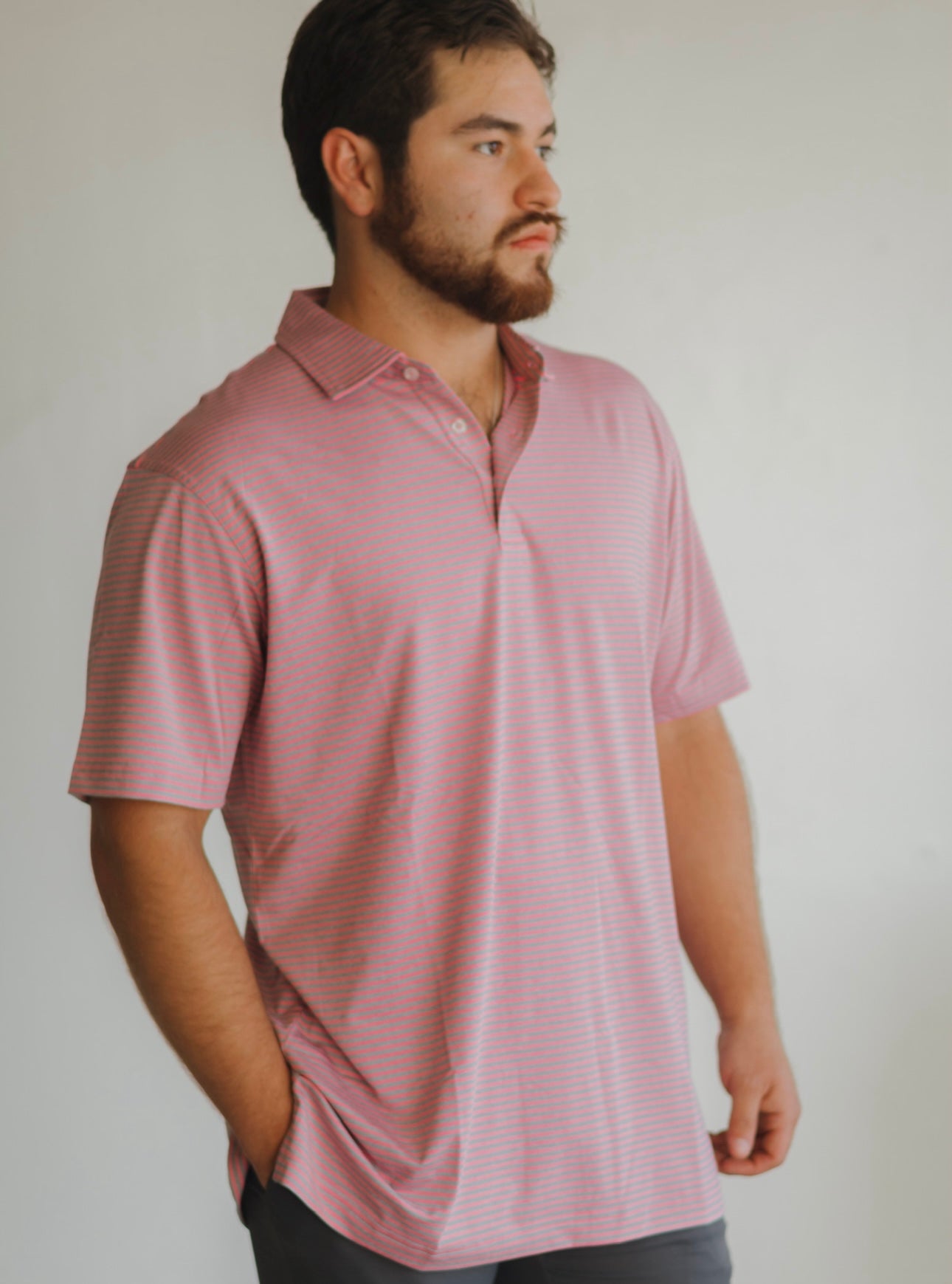 Argent Jersey Polo